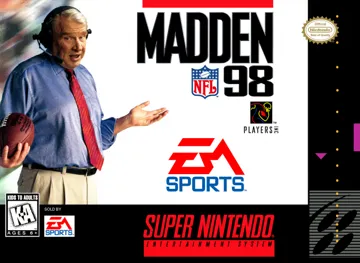 Madden NFL 98 (USA) box cover front